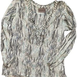 Zadig & Voltaire “wild, free, rock-fueled” and sexy peasant blouse, M